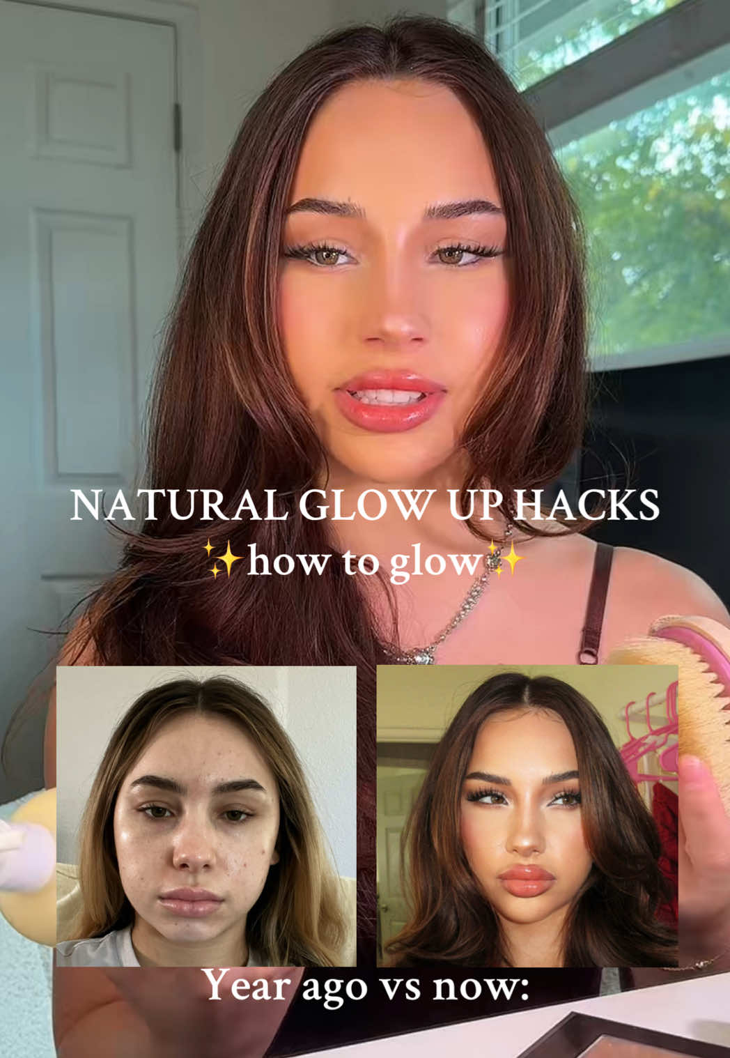Guysss what do you need help with next? I’ll be answering all comments🫶🏼 We don’t gatekeep here #naturalglowhacks #GlowUp #glowuptips  Products used: @Kiehl's Since 1851 - body lotion @Bath & Body Works - glitter purfume  @Walmart - dry body scrub