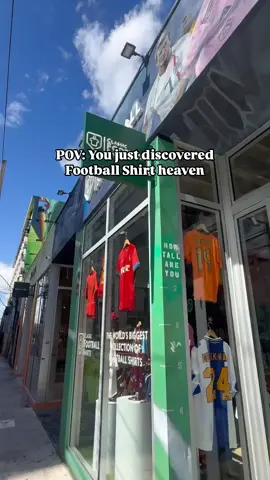 Pinch yourself - your not dreaming #classicfootballshirts #football #miami #wynwood #footballshirts #footballparadise 