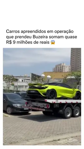 Os carros de luxo apreendidos de Buzeira, entre eles uma Lamborghini Urus, McLaren e Range Rover, chegaram nesta terça (14). Avaliados em mais de R$ 9 milhões, os veículos foram levados ao pátio da Polícia Federal e devem passar por perícia. 😱🚨