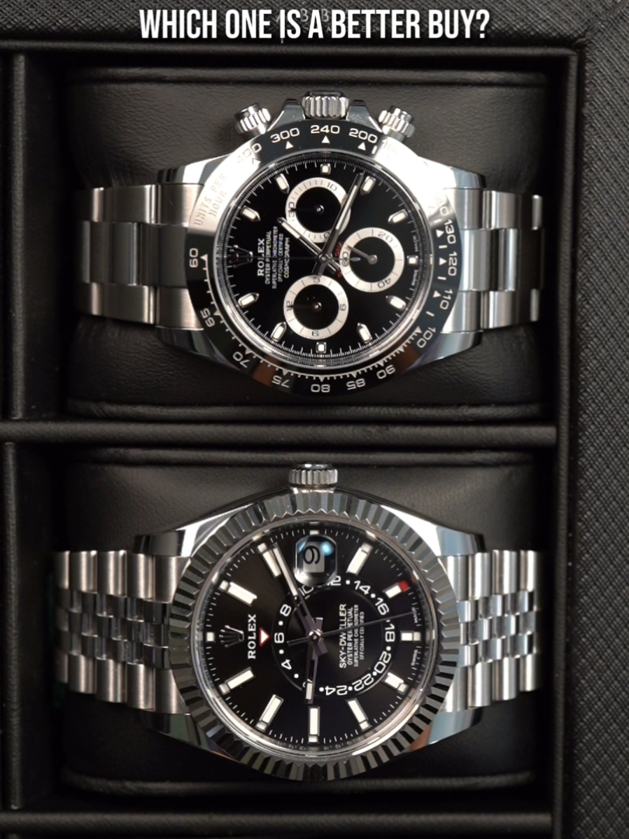 Sky-Dweller Or Daytona, Which One Are You Choosing? Comment Down Below #Rolex #Daytona #Skydweller #sky #WatchCollector 