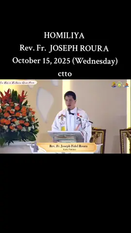 #massfortoday  #homilynifather  #homiliya #homily  #homilynifrjosephfidel 