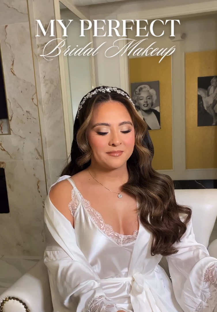 My stunning Bride Elba🤍🤍 Hair & Makeup by almari.beauty Watch this bridal makeup tutorial on how we achieved this soft glam! So perfect and timeless😍 For booking please email - link in bio! #njmakeupartist #nycmakeupartist #bride #softglam #bridalmakeup 