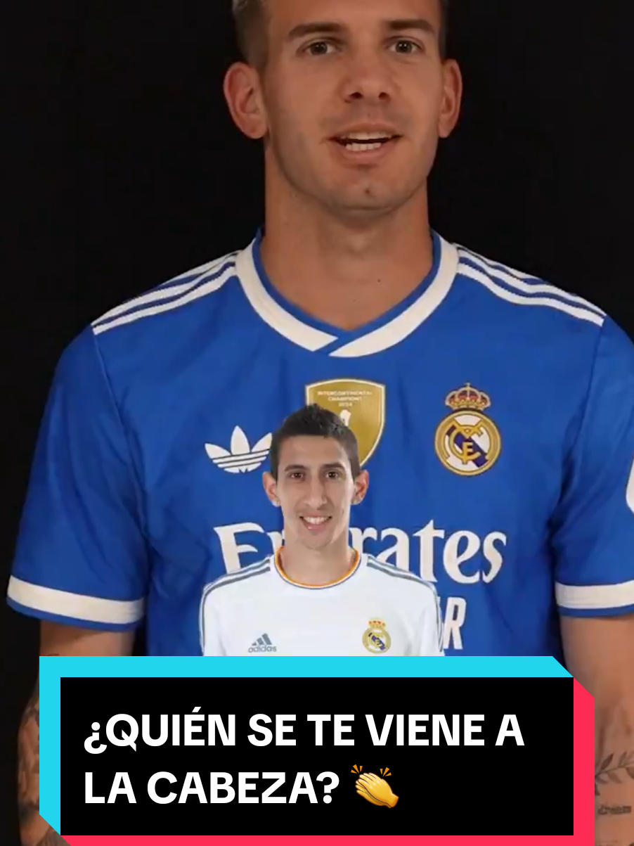 ¿QUÉ JUGADOR SE LES VIENE A LA CABEZA? 👏 #Mastantuono y #Brahim se animaron a jugar ¿Quién se te vino a la cabeza?  📽: @Real Madrid C.F.  #TikTokDeportes 