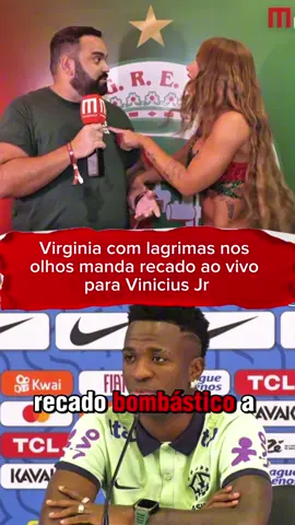 Virginia manda recado bombastico para Vinicius Jr #famosos #noticias #virginia #viniciusjunior #fofoca 