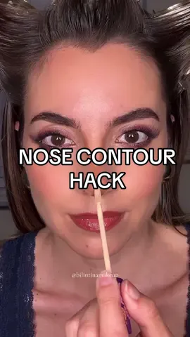 ✨ testing a new nose contour hack ✨ following @samira.ghiasi tutorial  products used: @Westman-Atelier  @tarte cosmetics   #beauty #makeup #tutorial 