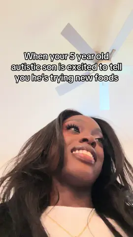 Getting him to eat is alway such a battle, I’m so proud of him!!! #autismawareness #autism 