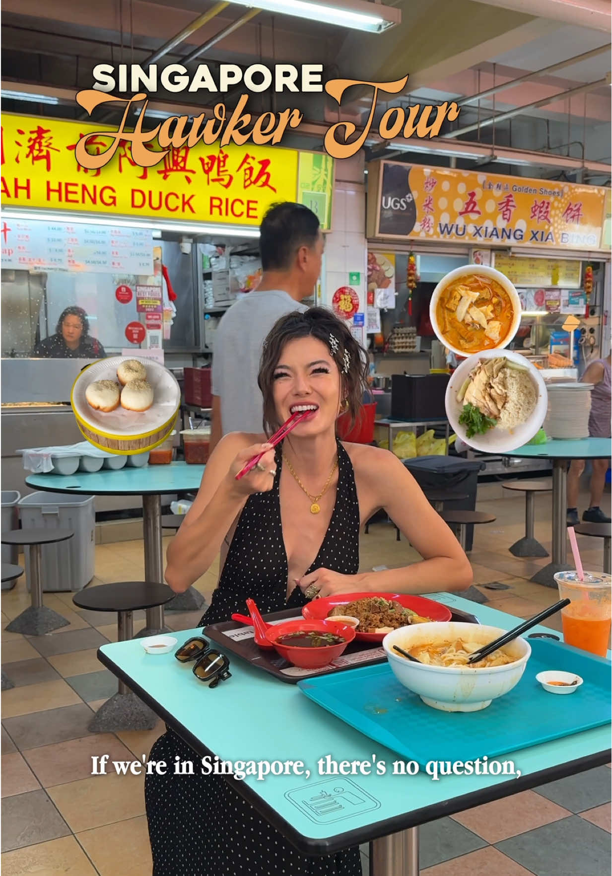 can’t go to Singapore without a hawker crawl — affordable prices, perfected dishes, can’t be missed!! 🙂‍↕️🙂‍↕️ ➣ Hong Lim Market * Ah Heng Curry Chicken ➣ Chinatown Complex Center * Mini Toast House * Shanghai Fried Xiao Long Bao * Tai Weng 大荣鸡饭 ➣ Tekka Centre * Delhi Lahori ➣ Keng Eng Kee seafood #singapore #hawkerfood #streetfood #singaporefood #streetfoodasia 