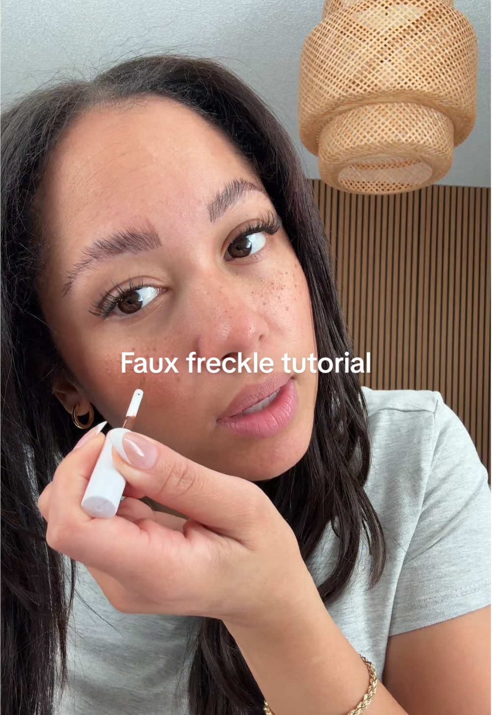 Faux freckles are my fave rn✨ #babygofreckle #fauxfreckles #fakefreckles 