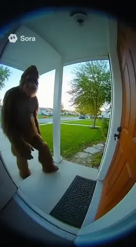Gorilla open the door plz 😂 #sora #ai #funny 