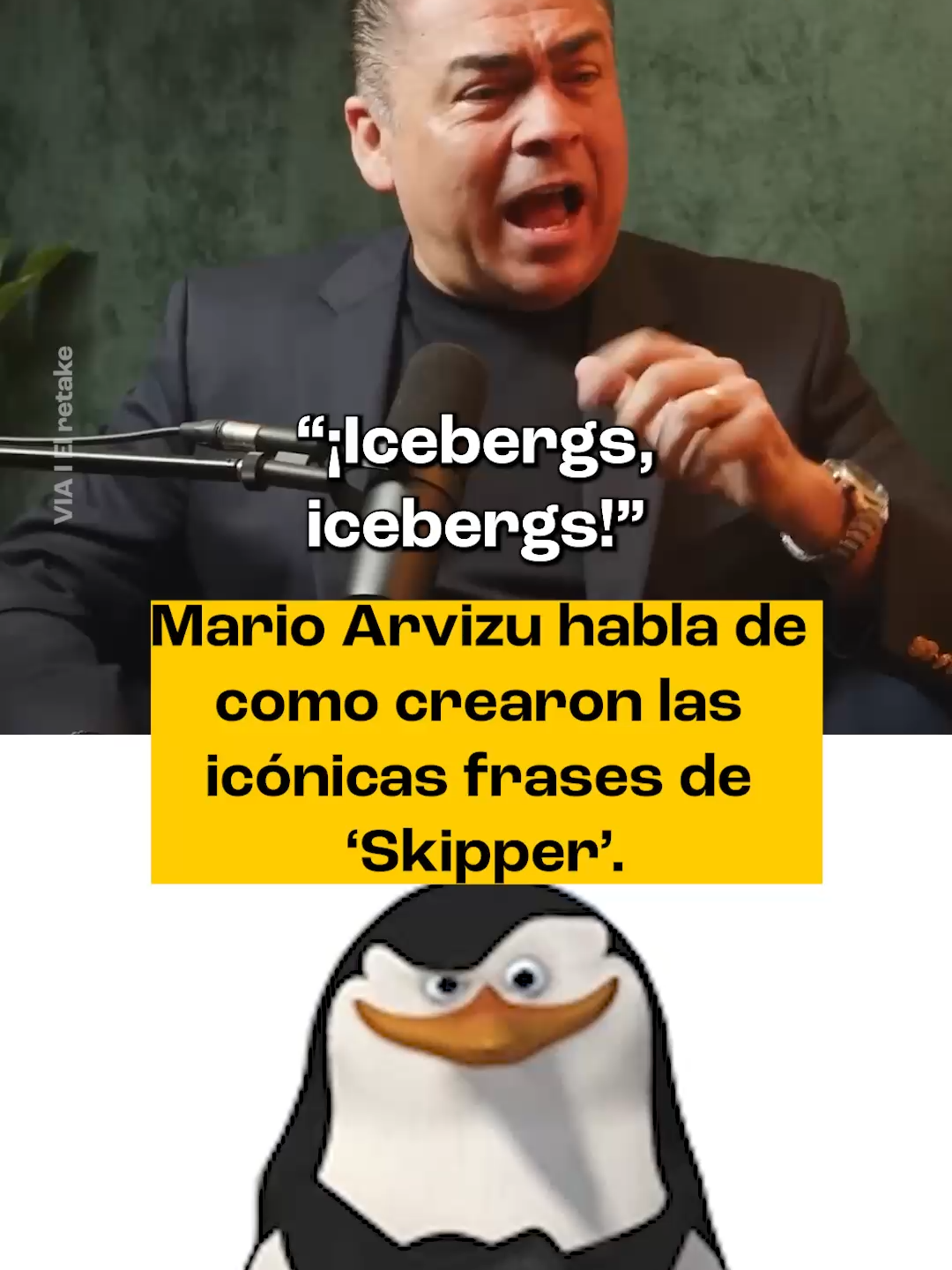 Por eso el doblaje de Madagascar es un clásico de culto. 😂 #MarioArvizu #DoblajeLatino #Skipper #Madagascar