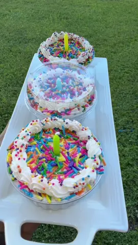 Mini Tie-Dye Tin Cakes! 🎂✨ Adorable, colorful, and full of fun these mini round tie-dye cakes are topped with silky Swiss meringue buttercream and festive sprinkles! Perfect for birthdays, parties, or any celebration that needs a pop of color!  #minicakes #miniroundtincakes #LIVEIncentiveProgram #GoLIVEGrowFast #PaidPartnership 