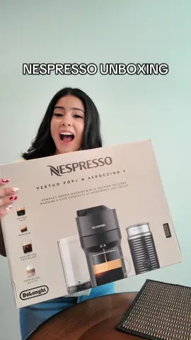 UNBOXING MY FIRST EVER NESPRESSO MACHINE! 🤪☕️ @Nespresso USA @Nespresso #nespresso #coffee #coffeetiktok 
