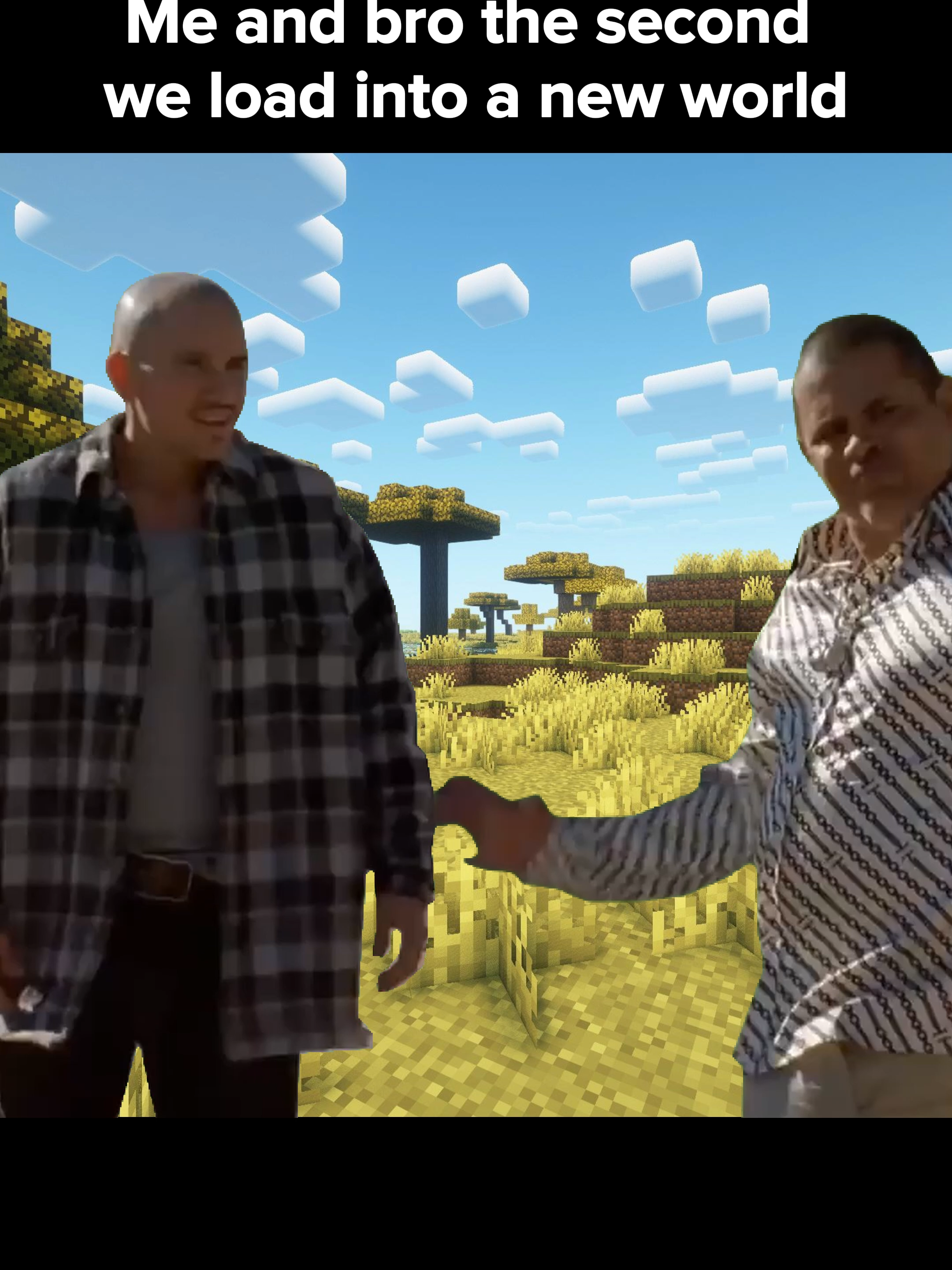 0.1 seconds after loading in 💀#meme #viral #tiktok #funny #laugh #ماينكرافت #Minecraft #minecraftmemes #fy #fyp #minecraftmeme
