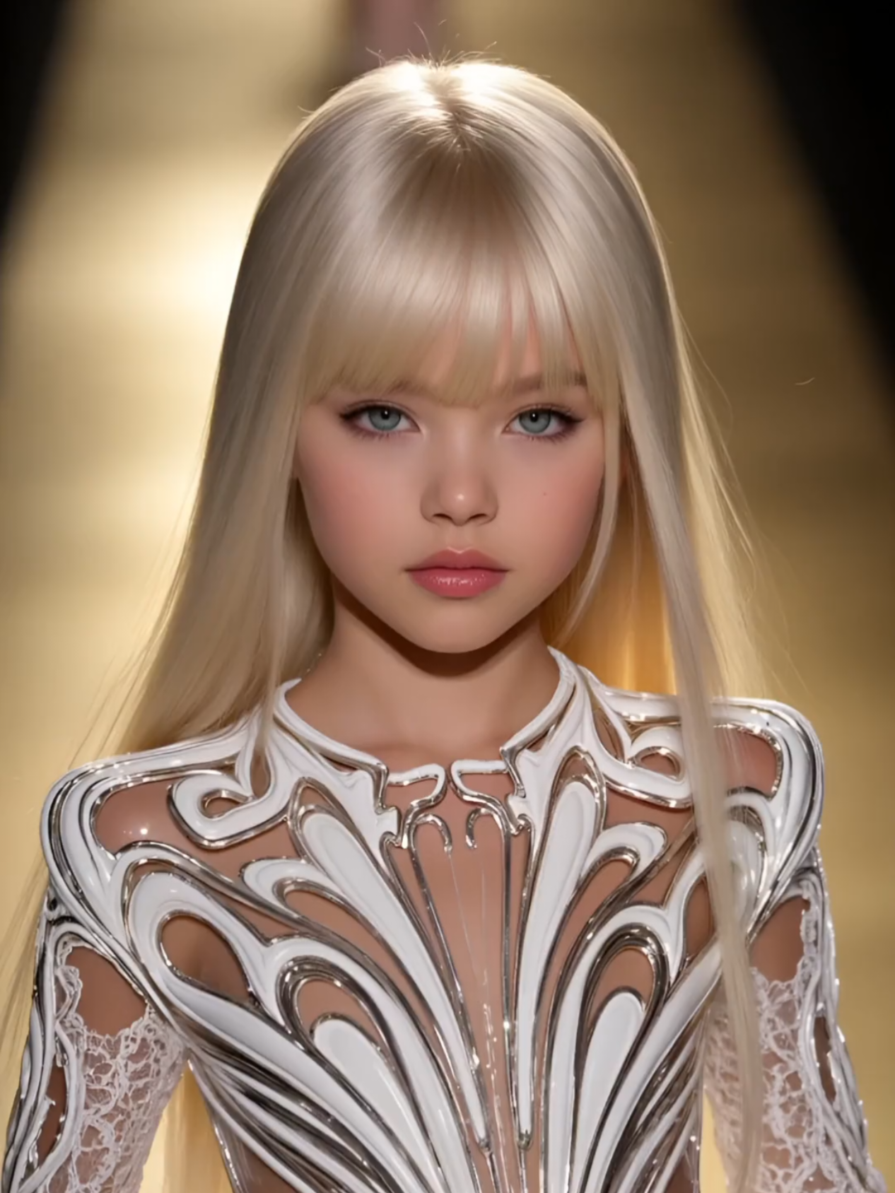 Young Girl Fashion Show #show #girl #outfit #beauty #viral 