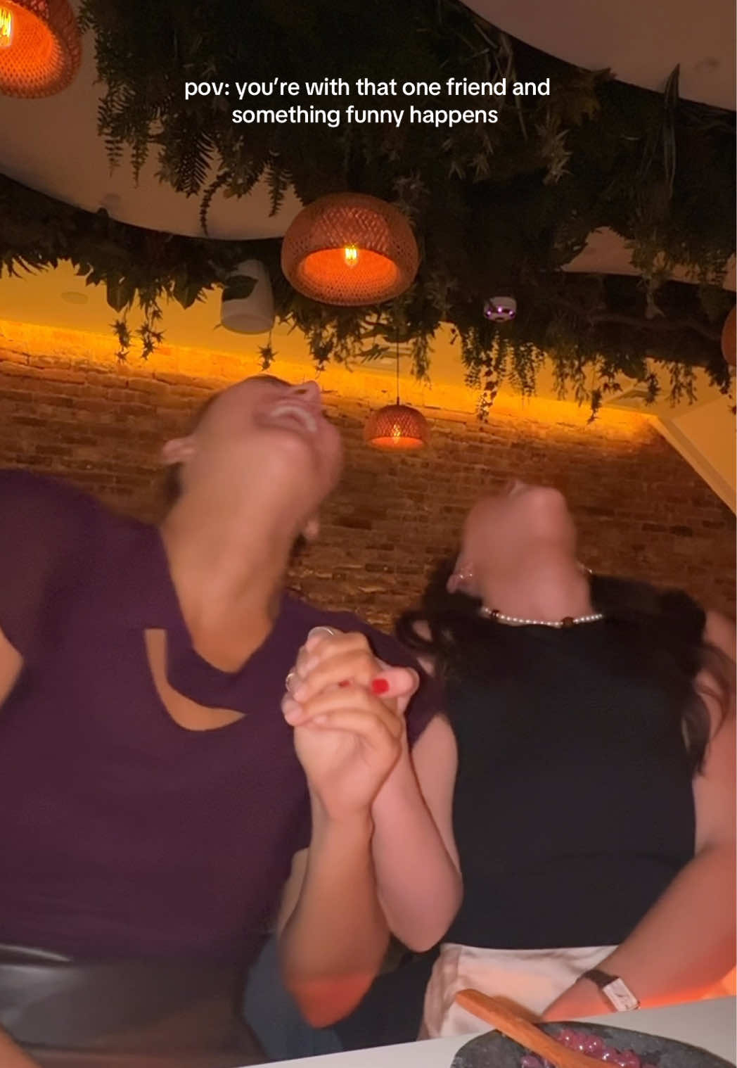 the good news is we didn’t overreact to not liking the food/wine pairing @Bridget Flynn  #funny #besties #laughing #relatable #fyp 