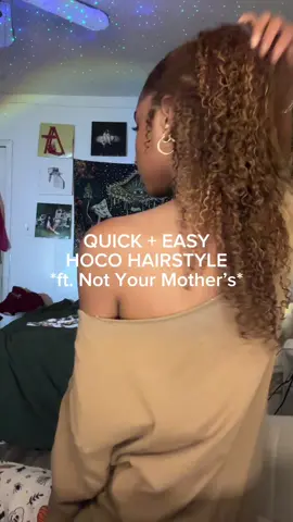 NYM saving my hoco look and my wallet 🙌🏽💃🏽 #NYMpartner #ad #hairtutorial @Not Your Mother's @Walmart 