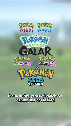 Replying to @Warren Chang FUTURE POKEMON GAMES JUST GOT LEAKED #pokemon #leaks #generation10 #terraleak #poke 