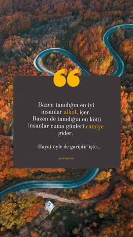 Hayat öyle de gariptir işte ... #keşfet  #anlamlısözler  #güzelsözler  #kederlisözler  #keşfetankara 