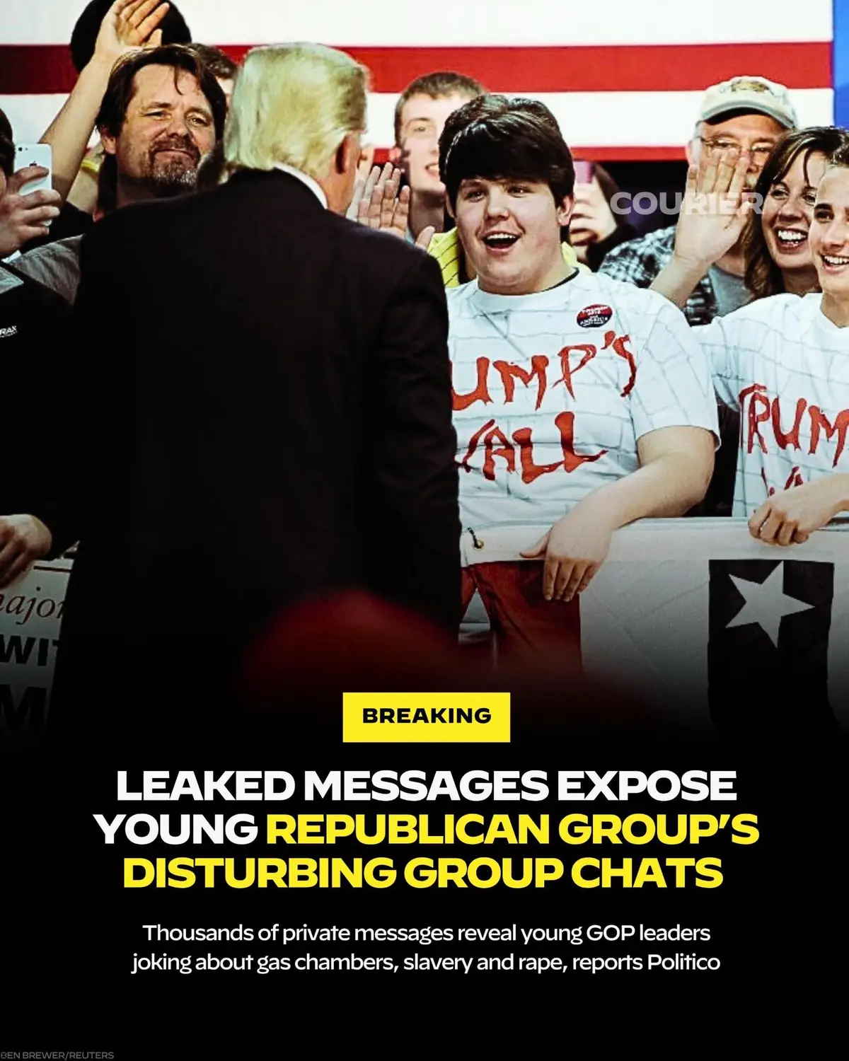 TW: Racism, antisemitism, sexism Young Republican leaders' group chat leaked. And it's contents were disturbing.