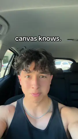 to all the incoming freshman, be careful with what you do on canvas. it knows all #canvas #theyknow #college #relateable #collegestudents 