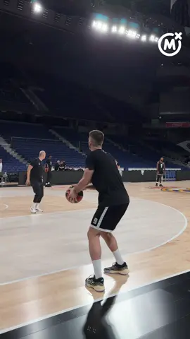Šuterski trening KK Partizan Mozzart Beta pred sutrašnju utakmicu sa Real Madridom 🏀 #kkp #mozzartsport #srbija 