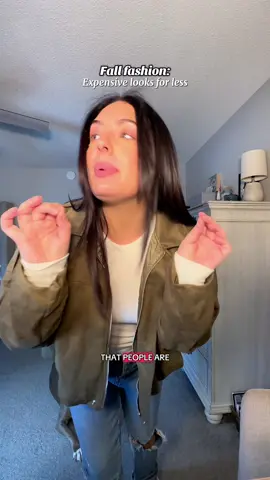 I love TikTok shop fashion finds. This place is a goldmine 🤩 #fallfashion #bomberjacket #looksforless #affordablefashion #millennialsoftiktok 
