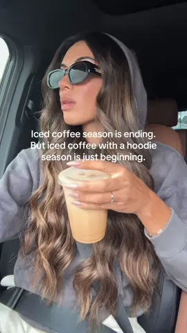 Seasons change but I don’t 😛 ☕️ #icedcoffee #fallseason #coffeetiktok #starbucksorder #fallvibes 