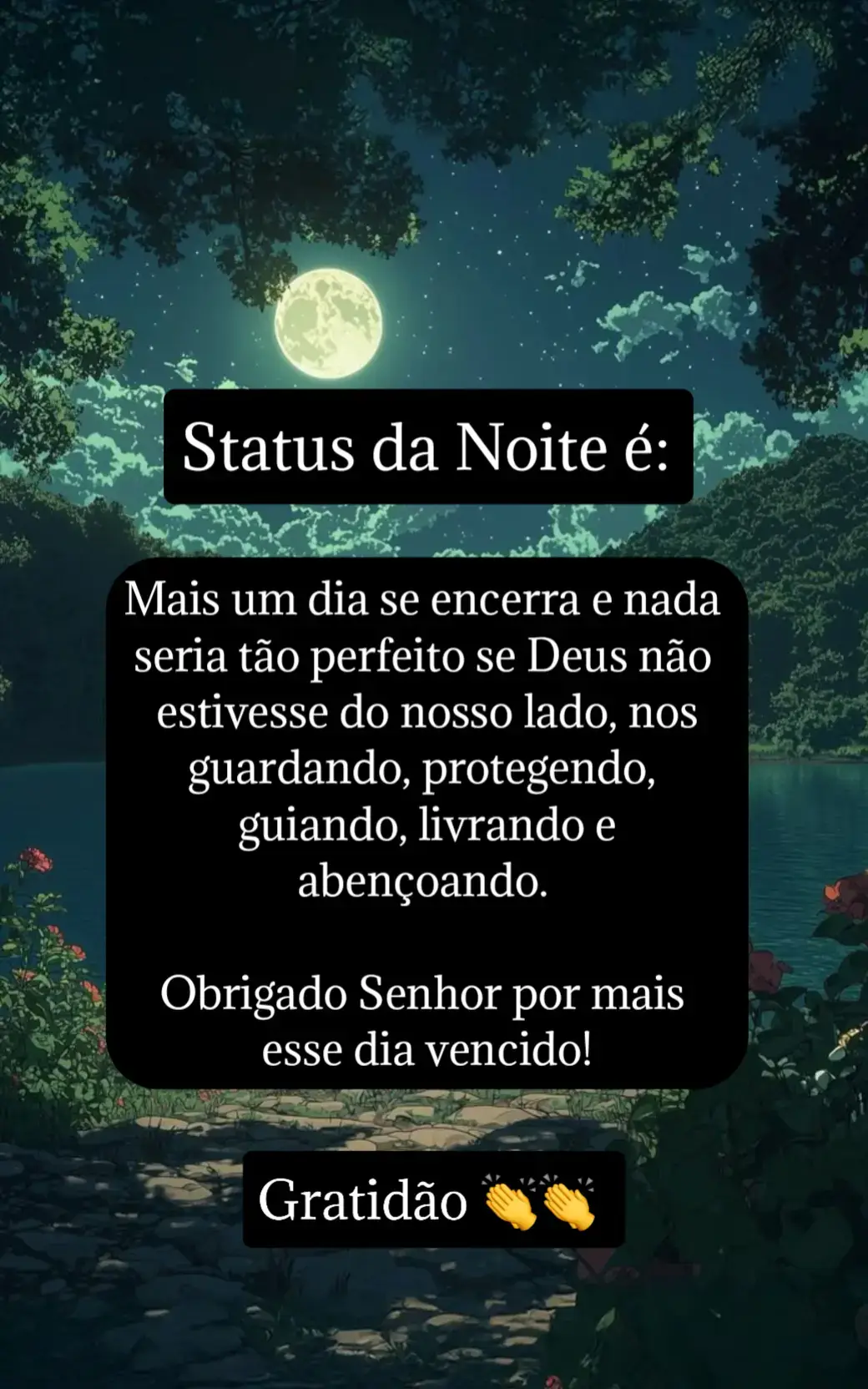 Boa noite, Deus!🙏❤️ #boanoite #gratidão #amem🙏❤️ 