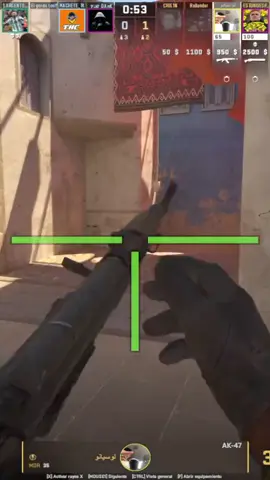 Que onda con esa mira ? como matan asi ? #cs #cs2 #counterstrike #gaming #chil1n