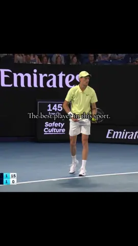 The best Tennis player is SINNER 🎾#fyp #tennis #tennisplayer #sinner 