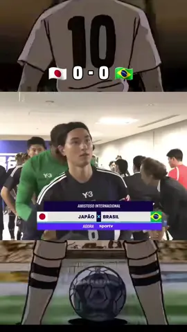Resumen Del Amistoso Japón vs Brasil, recuerdo que Oliver en los supercampeones rumbo al 2002 nos debía este partido frente a Brasil #soccertiktok #opening #footballhighlights #japan #supercampeones 
