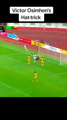 A Victor Osimhen hat-trick and a late Frank Onyeka's volley, helped Nigeria to a crucial 4-0 thumping of Benin Republic in the 2026 #fifawcq .  Nigeria moved into the playoffs with that victory, going into a guaranteed position to play in next month's playoffs in Morocco.   #supereagles #Nigeria  #NigeriaVSBenin 