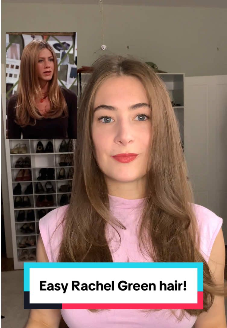 Which famous character’s hair do you want me to try next?! I’d love to make this a series! 😘 @wavytalkofficial #wavytalk #wavytalkbrush #rachelgreenhair #90shair #hairtools