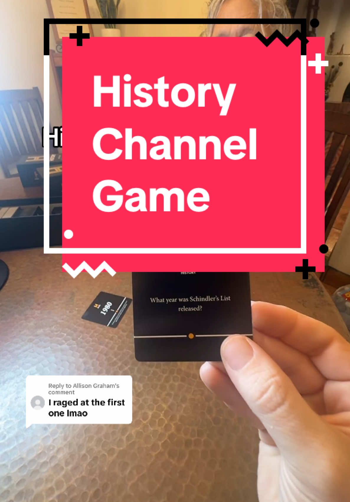 Replying to @Allison Graham Who knew history could get this competitive? 💀 This History Channel trivia game had us arguing over dates, wars, and who really discovered America 😂 Perfect for game nights, family gatherings, or testing your know-it-all uncle. 💡 Easy to play 🧠 Actually educational 🤣 Wildly funny when people get confident and wrong Add it to your next game night lineup — thank me later 🔥 #historygame #familygamenight #funnygames #holidaygifts #christmasgiftsideas #partyideas #boardgames #fyp #viralfinds #tiktokshop