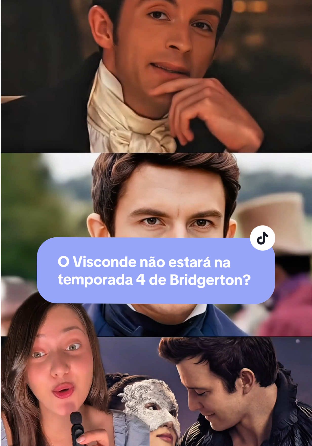 O Visconde não estará na temporada 4 de Bridgerton?  #bridgerton #series #anthonybridgerton #jonathanbailey #bridgertonseason4 