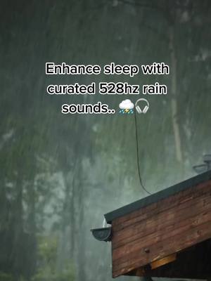 Peaceful Rain sounds to relax and sleep to