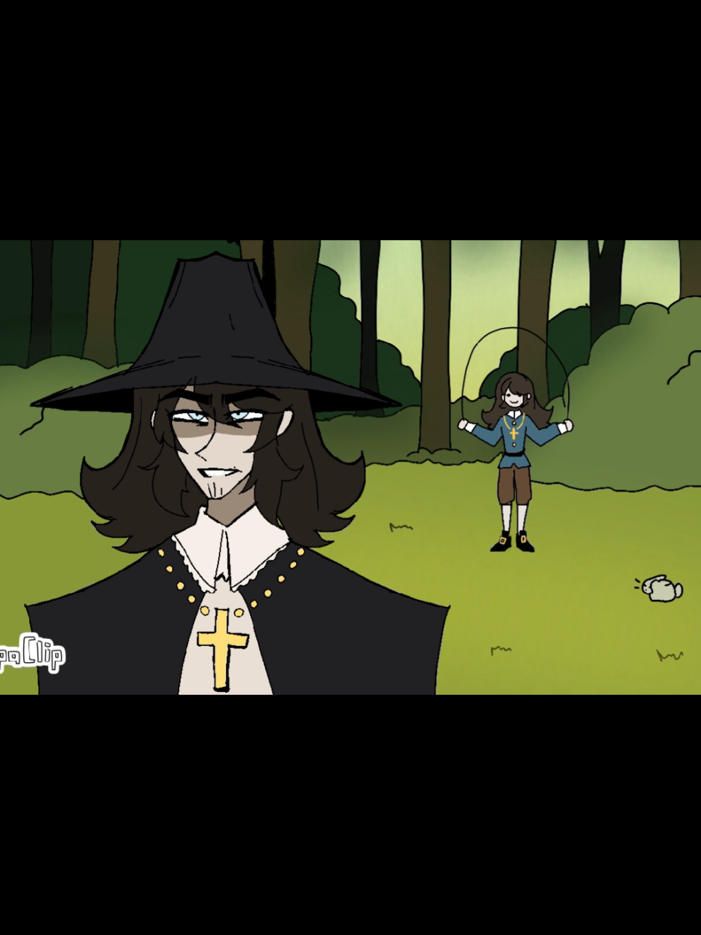 También me obsesioné con la serie, al principio pensé que Abaddon era una niña 😭 Si tengo ganas hago más dibujos o animación de Haunted hotel xd App de animacion: FlipaClip xd #hauntedhotel #abaddon #abaddon😈 #animation #flipaclip 