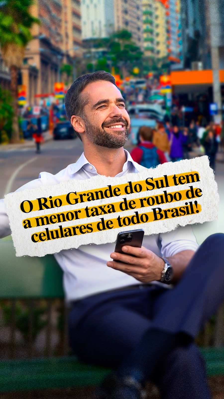 📉📱🔐 A MENOR TAXA DE ROUBO DE CELULARES DO BRASIL É DAQUI! O Rio Grande do Sul tem a menor taxa de roubo de celulares do país. Um resultado que reflete o trabalho firme das nossas forças de segurança, o uso de inteligência policial e a integração entre tecnologia e gestão eficiente. Menos crimes, mais tranquilidade pra viver. Mais segurança pra quem sai de casa, trabalha, estuda e vive conectado. 🚀🧉💪🏼 O RS segue avançando — com resultados que fazem diferença na vida das pessoas.