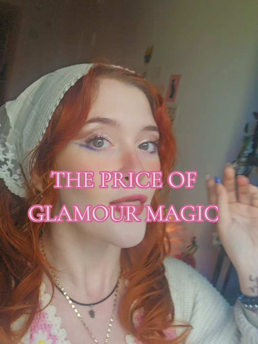 There IS a price to glamour magic.... those candles and flowers don't come for free 🥲🤣 time, energy, and attention ARE the price. there's no boogeyman coming to get you for practicing glamour magic ✨️  #witchcraft #witchtok #witchytips #glamourmagick #aphroditedevotee 