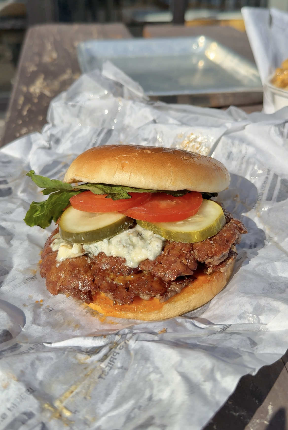 Trying blue cheese on a burger!🍔 @The Burger’s Priest is home to Toronto’s original smashburger, using 100% fresh (never frozen!) Canadian beef. Whether you’re trying their blue cheese menu or their classic favourites, you’re guaranteed an explosion of flavour!💥 #TheBurgersPriest #ad 