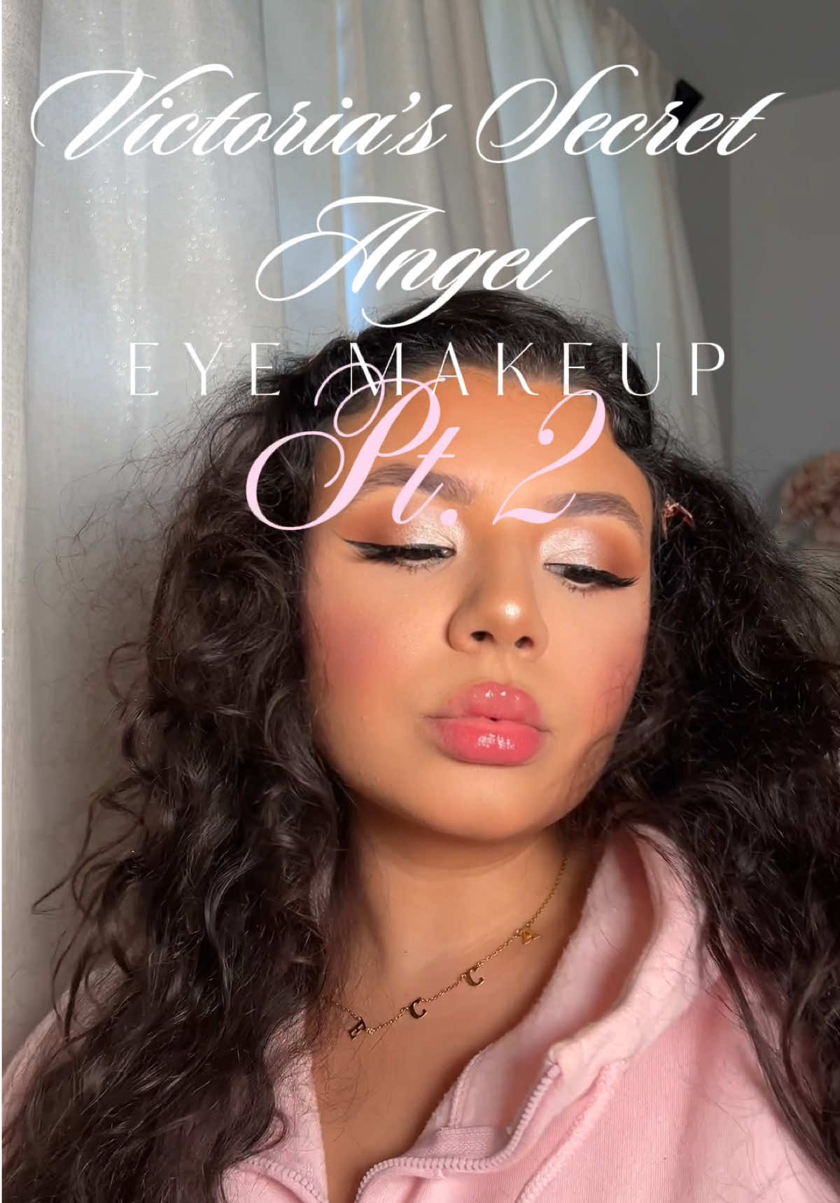 @Victoria’s Secret runway eye makeup 🪽💅🏻🩷 using  • @Natasha Denona bronze eye palette  • @makeupbymario metals palette  • @Jaclynhill x @Morphe Cosmetics eye palette  • @sephora @Sephora Collection lashes  • @tarte cosmetics white eyeliner  • @maccosmetics mascara  • @COVERGIRL liquid eyeliner  #vsangel #victoriassecret #victoriassecretfashionshow #victoriassecretangel #softglam @Ulta Beauty 