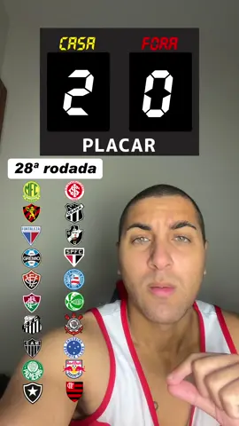 28ª rodada do Brasileirão 🔥 #brasileirao #tiktokesportes 