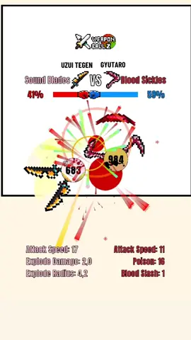 DEFINE EXTREME DIFF ✋🤚#weaponballz #simulation #kimetsunoyaiba #uzuitengen #gyutaro 