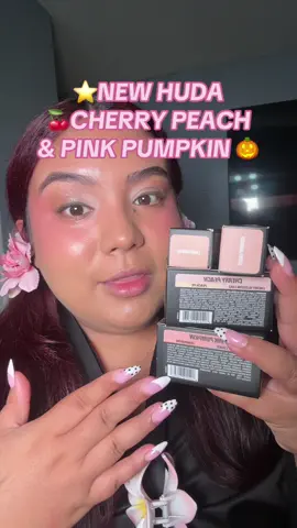 @Huda Beauty are you team cherry peach? 😍 #hudabeauty #hudacherryblossom #cherrypeach #hudabeautyeasybake #easybakepowder 