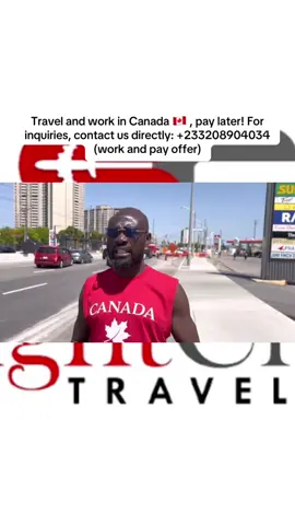 Travel and work in Canada 🇨🇦 , pay later! For inquiries, contact us directly: +233208904034 (work and pay offer) Experience the unique opportunity to work and pay later in 🇨🇦 Canada, Italy 🇮🇹 ,the USA 🇺🇸, 🇱🇺 Luxembourg and more through SightCity Travels and Tours. We offer visa sponsorship for 2025, enabling you to secure employment while fulfilling the company’s requirements. Our program provides guidance on how to travel to the USA with visa sponsorship for 2025. We also assist you in preparing the necessary credentials to apply for positions in 🇨🇦 Canada, 🇺🇸 the USA, 🇩🇪 Germany, and other countries. Join us for a journey that combines work and travel!