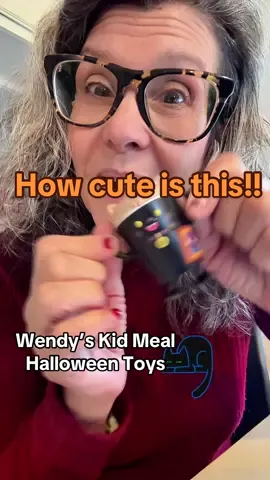 Wendy’s Frosty Frights! How cute is this!! It’s from the kid’s meal. Do you have one? #wendys #frosty #frostyfrights #kidsmeal #kidsmealtoys @Tendy’s 