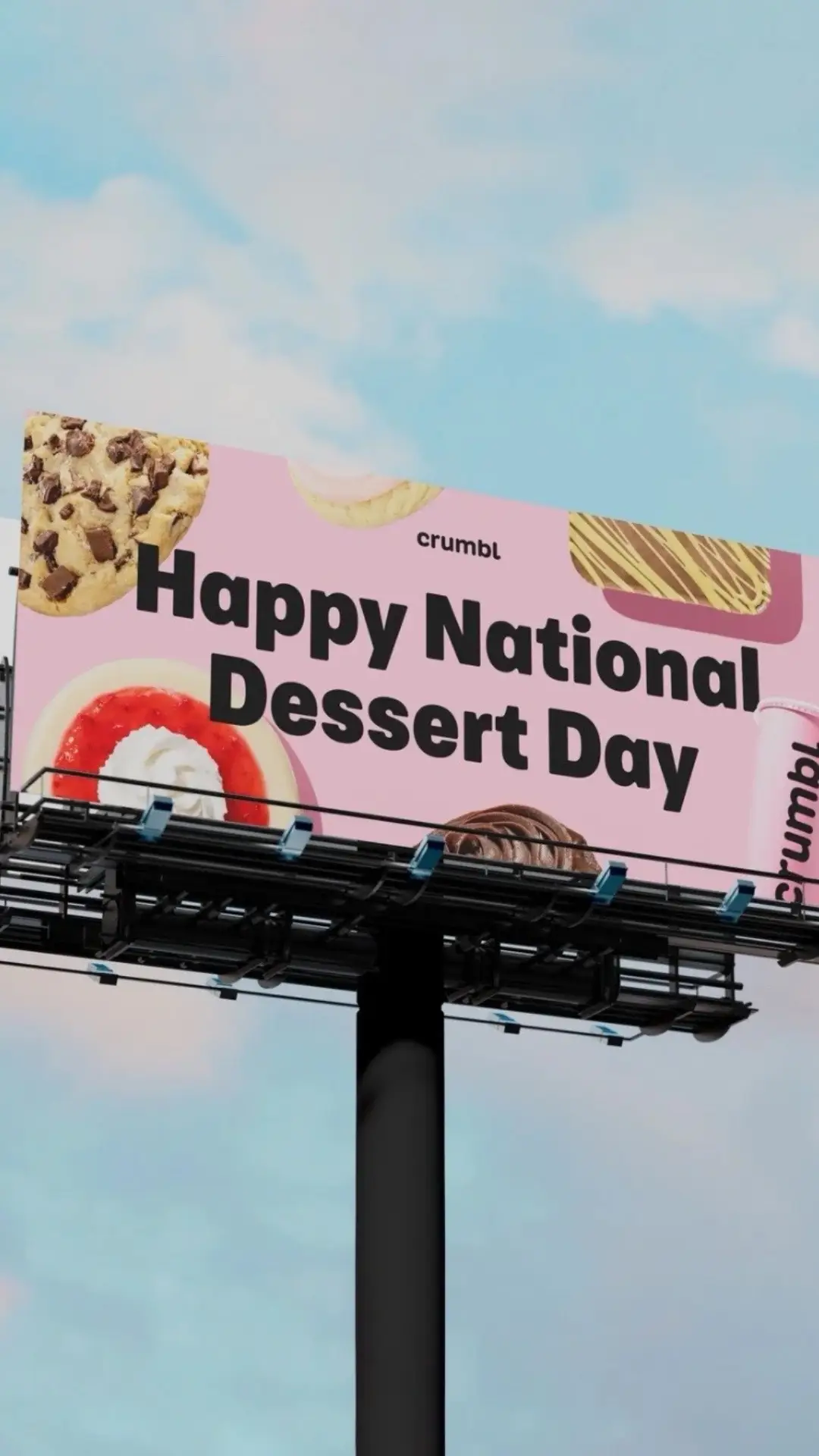 IT’S NATIONAL DESSERT DAY! Who’s going to Crumbl to celebrate? 👀🍪🎂🍰🧁 #Crumbl