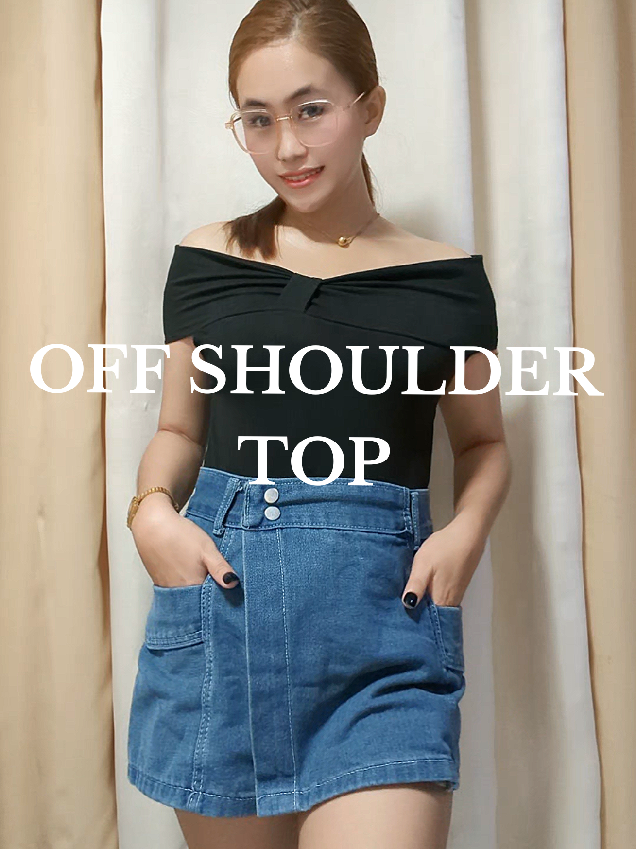 #fyp #offshouldertop #doubleliningtop #womentop #shinlee_shop 