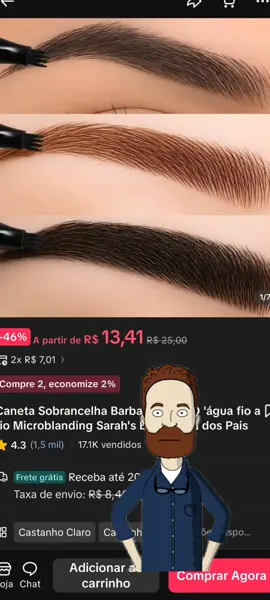 #sobrancelha #barba #ofertas #tiktokshop 
