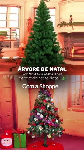🎄 Deixe sua casa no clima natalino! Árvore de Natal luxuosa, alta qualidade e pronta para brilhar na sua decoração ✨ Tamanhos de 1,50m a 2,10m com desconto imperdível! #DecoraçãoDeNatal #AchadinhosShopee #arvoredenatal  #Natal2026